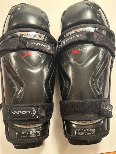 Junior Bauer vapor x900 lite 11" Shin Pads (Used)