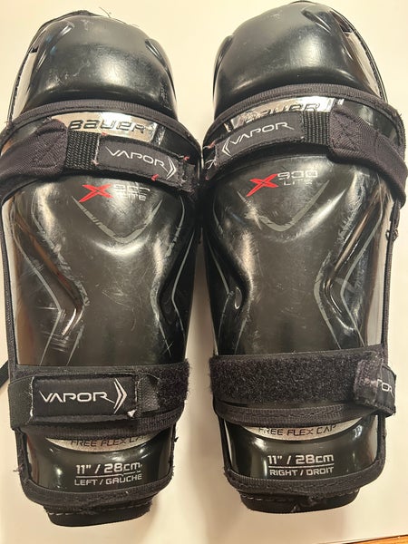 Junior Bauer vapor x900 lite 11" Shin Pads (Used)