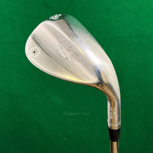 Titleist Vokey Design SM7 Chrome 58-12D 58 Lob Wedge Vokey Steel Wedge Flex