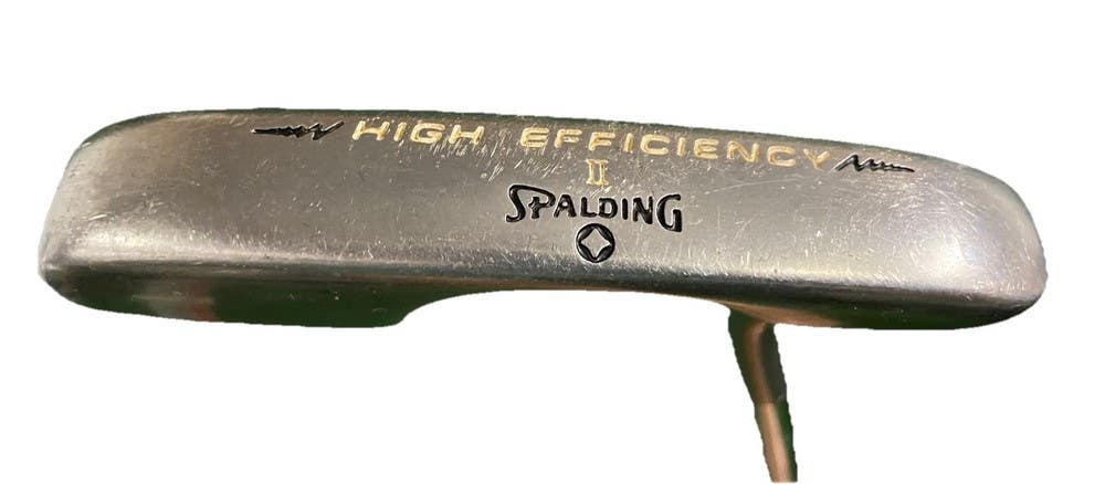 Spalding High Efficiency II Blade Putter 2* RH Steel 35" Original Vintage Grip