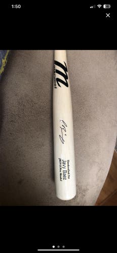 JAVY BAEZ AUTOGRAPHED BAT
