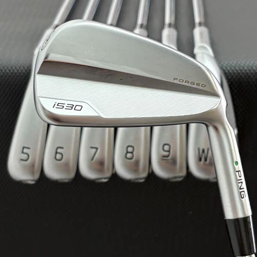PING I530 IRON SET 4-W GREEN DOT +1"