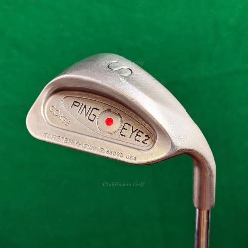 Ping Eye 2 Gorge Red Dot SW 56 Sand Wedge Stepped Steel Wedge Flex