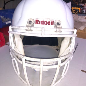 USED RIDDELL SPEED ADULT HELMET - XL - METALLIC WHITE