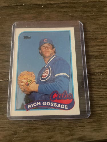 HOF Rich Gossage 1989 Topps Rich Goose Gossage baseball card. Mint