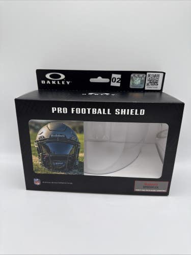 Oakley Pro Shield Clear Riddell SpeedFlex Football Helmet Visor Eye - Complete