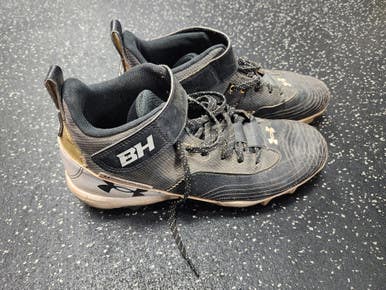 Used Under Armour BASEBALL CLEATS BB/SB Cleats White Senior 10 11849-S000032726