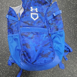 Used Under Armour BASEBALL BAG BB/SB Player Backpack Royal Blue 11849-S000032723