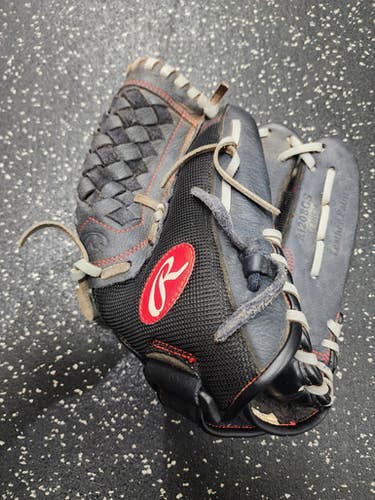 Used Rawlings RENEGADE BB/SB Glove RH Throw Black 12" 11849-S000032718
