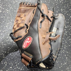 Used Rawlings RENEGADE BB/SB Glove RH Throw Brown And Black 12 1/2" 11849-S000032717