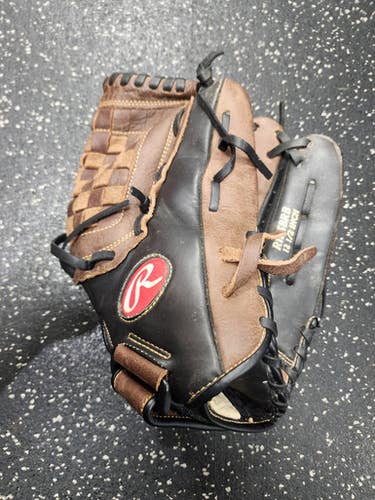 Used Rawlings RENEGADE BB/SB Glove RH Throw Brown And Black 12 1/2" 11849-S000032717