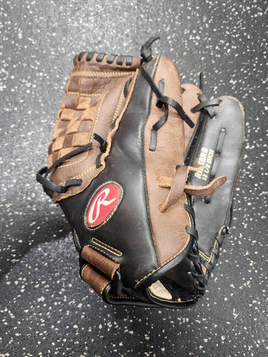 Used Rawlings RENEGADE BB/SB Glove RH Throw Brown And Black 12 1/2" 11849-S000032717