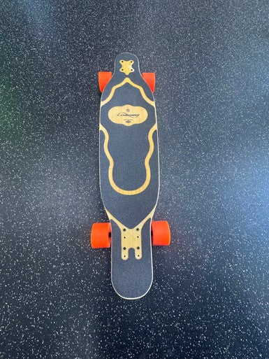 Used Loaded Complete Skateboard Black Long 11849-S000032710