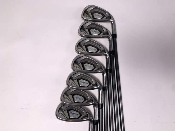 Callaway Rogue Iron Set 4-PW Aldila Synergy 60g Senior Graphite Mens RH
