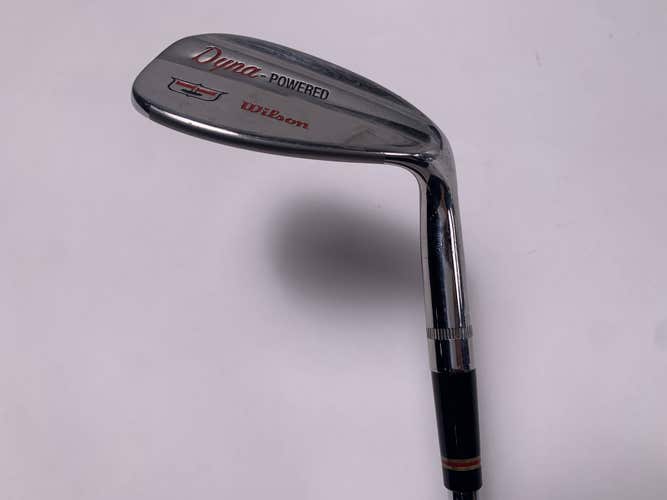 Wilson Dyna-Powered Gap Wedge GW 52* 3 Dynamic Gold Wedge Steel Mens RH