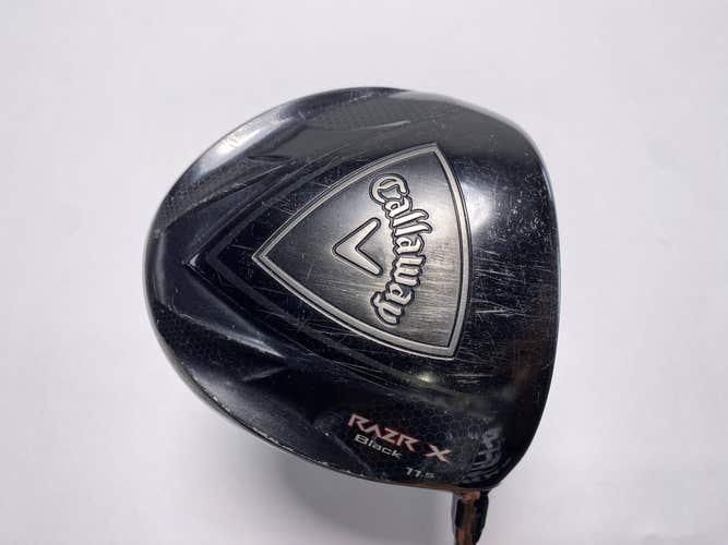 Callaway Razr X Black Driver 11.5* Fujikura Motore F8 Regular Graphite Mens RH