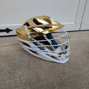 Chrome Gold Cascade XRS Helmet (Used)