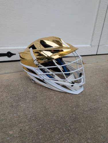 Chrome Gold Cascade XRS Helmet (Used)