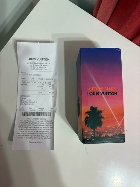 Like new Louis Vuitton cologne(WITH RECEIPT)