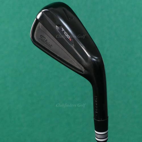 Titleist 2021 T100s Black Forged Single 7 Iron AMT Black Onyx S300 Steel Stiff