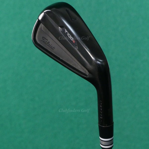 Titleist 2021 T100s Black Forged Single 7 Iron AMT Black Onyx S300 Steel Stiff