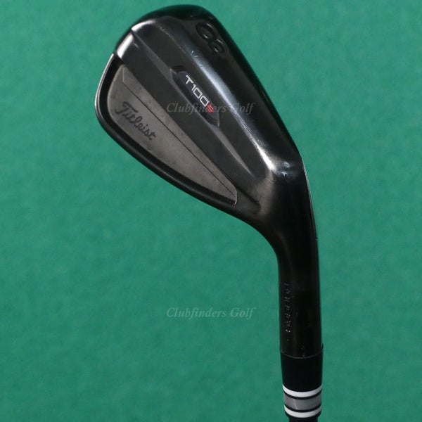 Titleist 2021 T100s Black Forged Single 8 Iron AMT Black Onyx S300 Steel Stiff