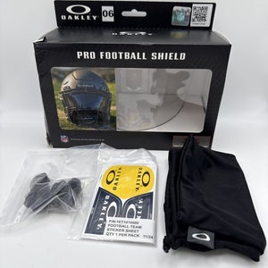 Oakley Pro Shield Clear Riddell SpeedFlex Football Helmet Visor Eye - Complete