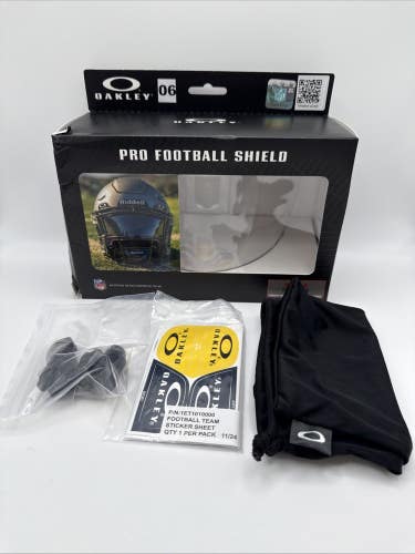 Oakley Pro Shield Clear Riddell SpeedFlex Football Helmet Visor Eye - Complete