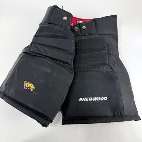 Used Black Sherwood Goalie Pants | Pointers | Senior Large E195