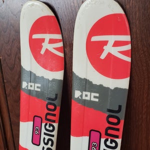 93cm Kids Skis ROSSIGNOL ROC with KIDS ROSSIGNOL COMP KIDS 2.5 Bindings *USED* CLEAN
