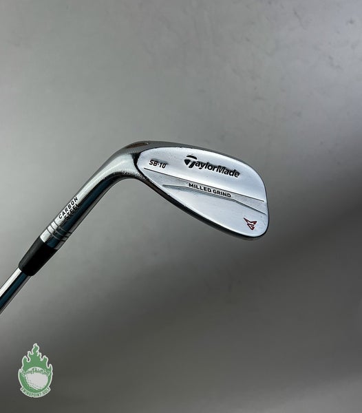 Left Handed TaylorMade Milled Grind SB Wedge 60*-10 Stiff Flex Steel Golf Club