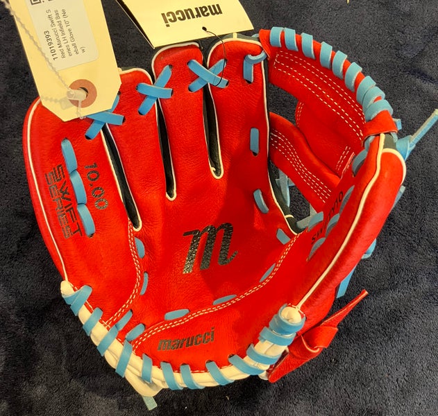 Red Marucci Swift Series LH Infield Baseball Glove 10" (New)