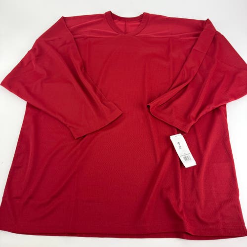 New Dark Red CCM Practice Jersey | Senior XL | E162