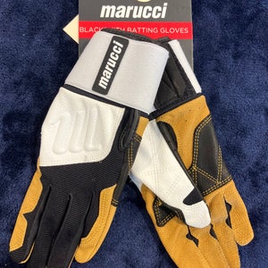 White Small Marucci Blacksmith Batting Gloves (New)