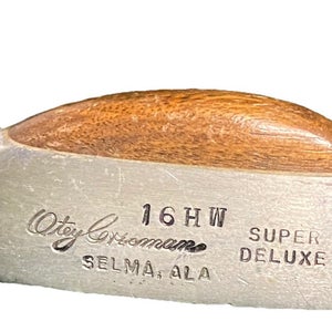 Otey Crisman 16HW Super Deluxe Putter 35" Selma, Ala RH Hickory Shaft Great Grip