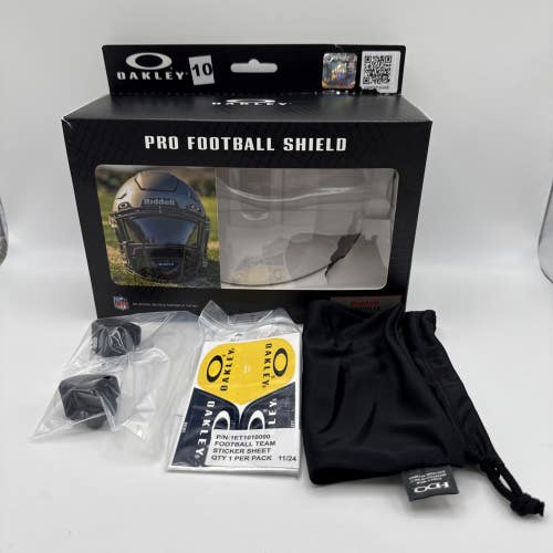Oakley Pro Shield Clear Riddell SpeedFlex Football Helmet Visor Eye - Complete