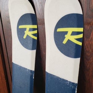 128cm JR ROSSIGNOL TERRAIN SKIS-PARTIAL TWIN TIP w/ROSSIGNOL KIDX EZ TRACK 4.5 Bindings *USED*