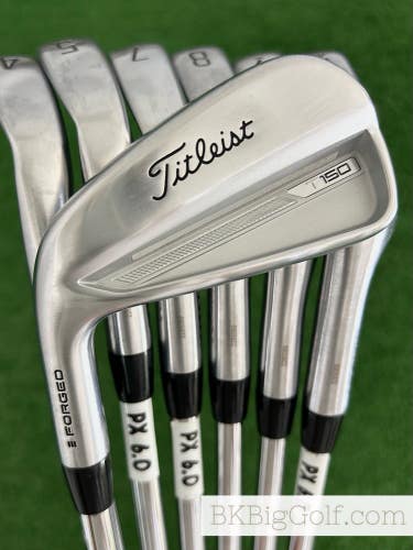 LH Titleist T150 23 Forged Iron Set 4-P / Project X 6.0 Stiff