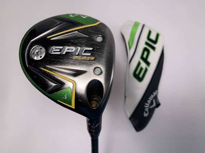 Callaway EPIC Flash 3 Fairway Wood 15* Fujikura Vista Pro 45 R2 Senior RH HC