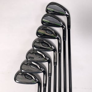 TaylorMade RocketBallz Max Iron Set 4-PW+GW  Program 55g Senior RH No 7 iron