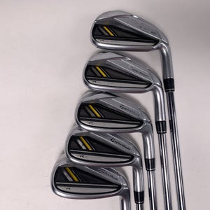 TaylorMade RocketBladez Iron Set 6-PW RocketFuel 85g Stiff Steel Mens RH