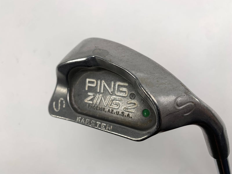 Ping Zing 2 Sand Wedge SW Green Dot 2* Up Karsten JZ Regular Steel Mens RH