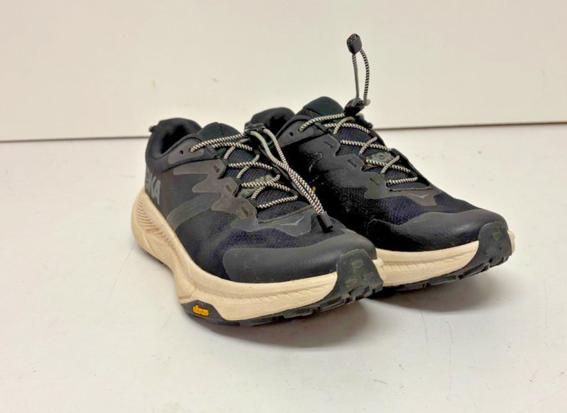 Hoka One One Trasport Black Cordura Speed Lace Running Shoes US 9.5 B EU 42