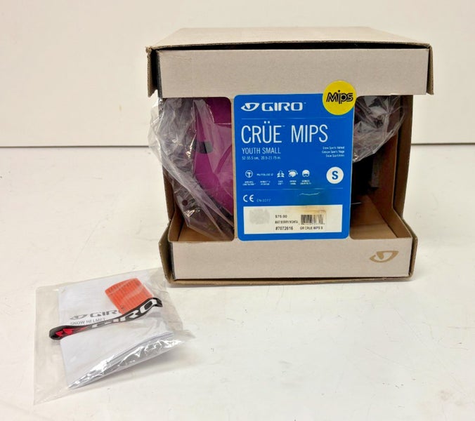 Giro CRUE MIPS Youth Ski/Snowboard Hemlet Berry/Magenta Size Small 52-55.5cm NEW