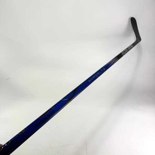 Repaired Left Handed Blue Bauer Hyperlite 2 - 77 Flex P92M Curve Grip - #E127