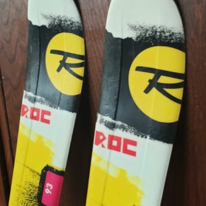 93cm Kids Skis ROSSIGNOL ROC with KIDS ROSSIGNOL COMP KIDS 2.5 Bindings *USED* CLEANED