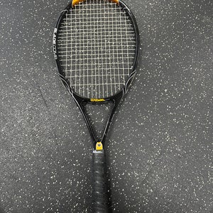 Used Wilson BLADE COMP Adult Tennis Racquet Black 4 3/8" 11849-S000032731