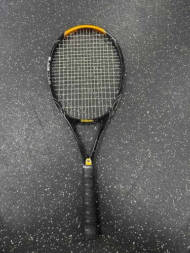 Used Wilson BLADE COMP Adult Tennis Racquet Black 4 3/8" 11849-S000032731