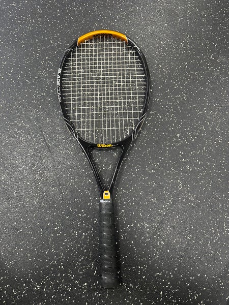Used Wilson BLADE COMP Adult Tennis Racquet Black 4 3/8" 11849-S000032731