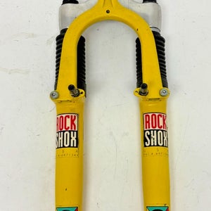 Vintage Rockshox Quadra 21R Rim Brake 26" QR Suspension Fork 175mm 1-1/8" Tube